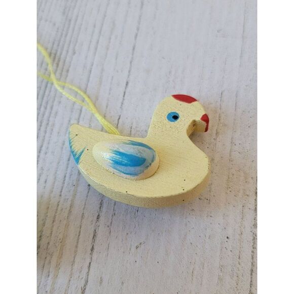 Bird chick egg Easter ornament Xmas decor set - Picture 3 of 5